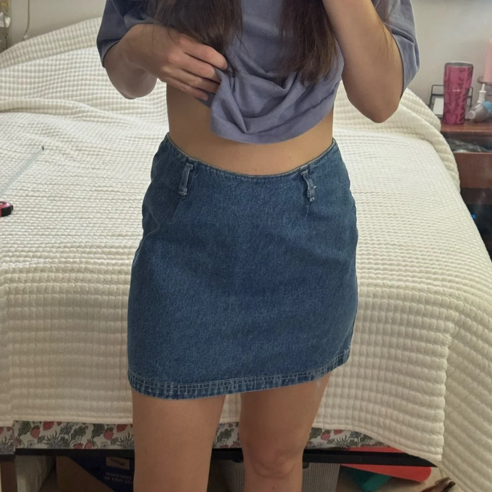 Vtg Xhilaration‎ Denim Mini Skirt